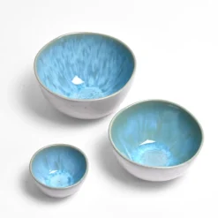 Bols|Céladon Paris Grand bol rond | Bleu água