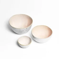 Bols|Céladon Paris Grand bol rond | Rose bohême