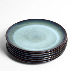 Assiettes Plates|Céladon Paris Grande assiette | Bleu brume