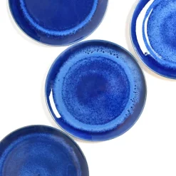 Assiettes Plates|Céladon Paris Grande assiette | Bleu odyssée