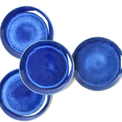 Assiettes Plates|Céladon Paris Grande assiette | Bleu odyssée