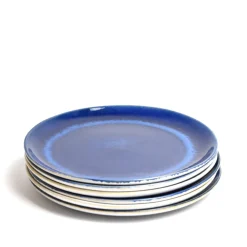 Assiettes Plates|Céladon Paris Grande assiette | Bleu odyssée