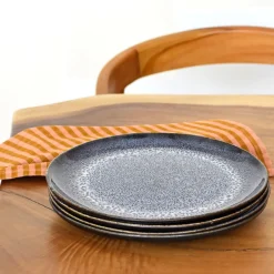 Assiettes Plates|Céladon Paris Grande assiette | Noir écume