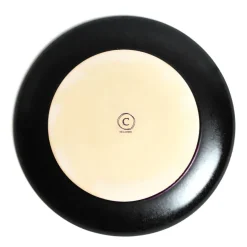 Assiettes Plates|Céladon Paris Grande assiette | Noir écume