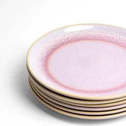 Assiettes Plates|Céladon Paris Grande assiette | Rose minéral