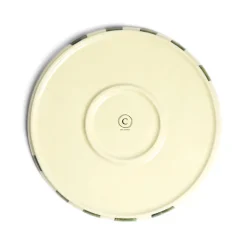 Assiettes Plates|Céladon Paris Grande assiette | Vert Linhas