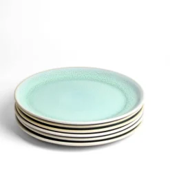 Assiettes Plates|Céladon Paris Grande assiette | Vert minéral