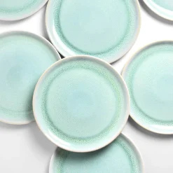 Assiettes Plates|Céladon Paris Grande assiette | Vert minéral