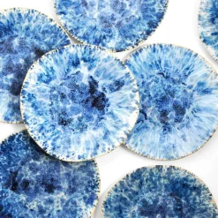 Assiettes Plates|Céladon Paris Grande assiette Onda | Bleu écume