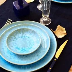 Assiettes Creuses|Céladon Paris Mini assiette | Bleu água