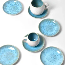 Assiettes Creuses|Céladon Paris Mini assiette | Bleu água