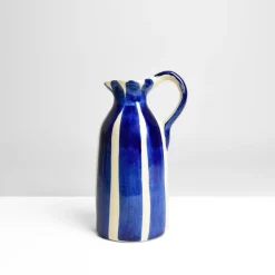 Pichets Et Vases|Céladon Paris Petit pichet | Bleu Linhas