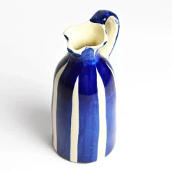 Pichets Et Vases|Céladon Paris Petit pichet | Bleu Linhas