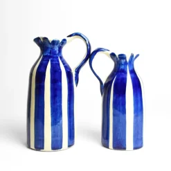 Pichets Et Vases|Céladon Paris Petit pichet | Bleu Linhas