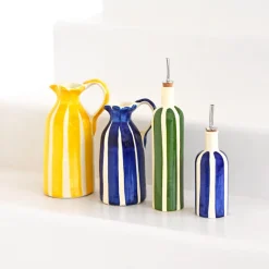 Pichets Et Vases|Céladon Paris Petit pichet | Bleu Linhas