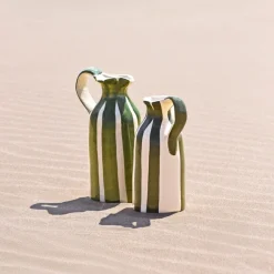 Pichets Et Vases|Céladon Paris Petit pichet | Vert Linhas