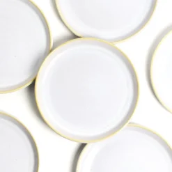 Assiettes Plates|Céladon Paris Petite assiette | Blanc nacré