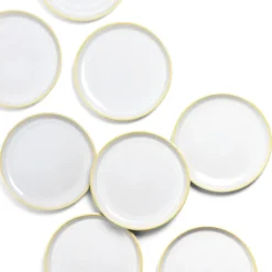 Assiettes Plates|Céladon Paris Petite assiette | Blanc nacré