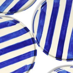 Assiettes Plates|Céladon Paris Petite assiette | Bleu Linhas