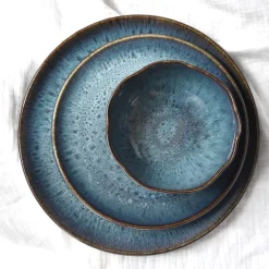 Assiettes Plates|Céladon Paris Petite assiette | Bleu marin