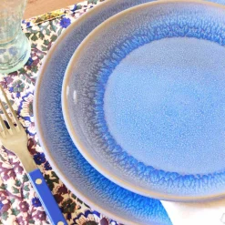 Assiettes Plates|Céladon Paris Petite assiette | Bleu minéral