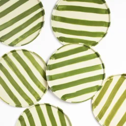 Assiettes Plates|Céladon Paris Petite assiette | Vert Linhas