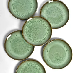 Assiettes Plates|Céladon Paris Petite assiette | Vert rivage
