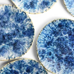 Assiettes Plates|Céladon Paris Petite assiette Onda | Bleu écume
