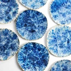 Assiettes Plates|Céladon Paris Petite assiette Onda | Bleu écume