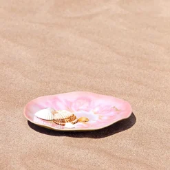 Assiettes Plates|Céladon Paris Petite assiette Onda | Rose anémone