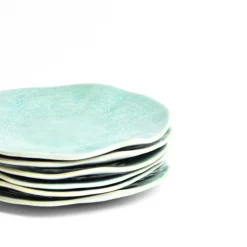 Assiettes Plates|Céladon Paris Petite assiette Onda | Vert d'eau