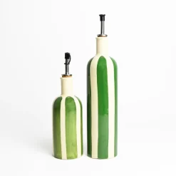 Bouteilles D'Huile|Céladon Paris Petite bouteille d'huile | Vert Linhas