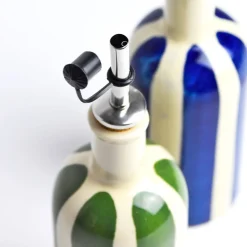 Bouteilles D'Huile|Céladon Paris Petite bouteille d'huile | Vert Linhas