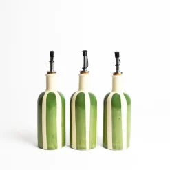 Bouteilles D'Huile|Céladon Paris Petite bouteille d'huile | Vert Linhas