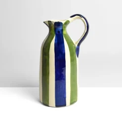 Pichets Et Vases|Céladon Paris Pichet | Bleu & Vert Linhas