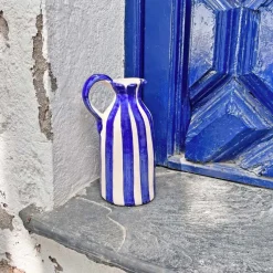 Pichets Et Vases|Céladon Paris Pichet | Bleu Linhas