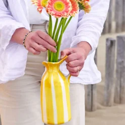Pichets Et Vases|Céladon Paris Pichet | Jaune Linhas