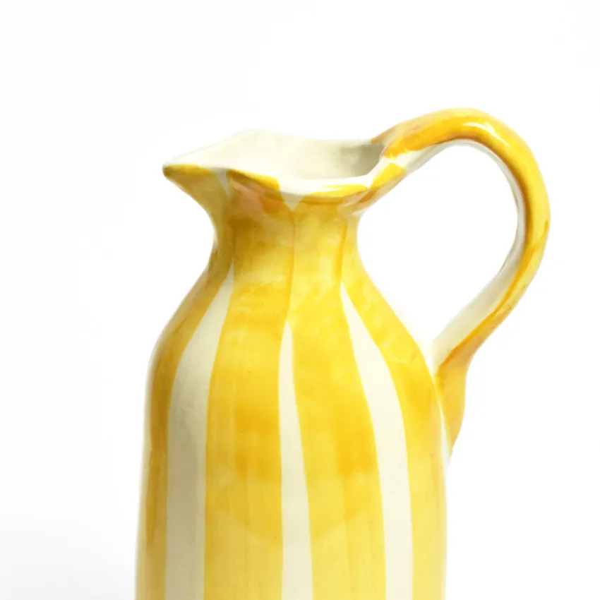 Pichets Et Vases|Céladon Paris Pichet | Jaune Linhas