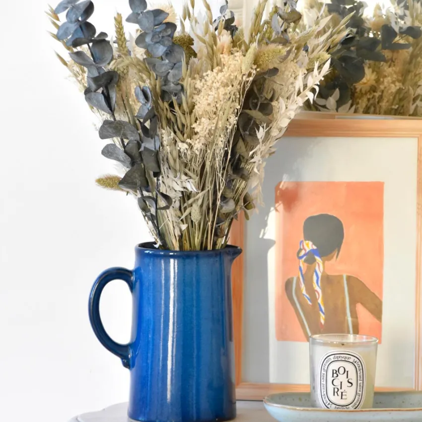 Pichets Et Vases|Céladon Paris Pichet droit | Bleu majestueux