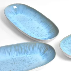 Plats Et Saladiers|Céladon Paris Plat de service L | Bleu água