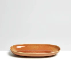 Plats Et Saladiers|Céladon Paris Plat de service M | Terracotta sienna