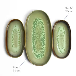 Plats Et Saladiers|Céladon Paris Plat de service M | Vert rivage