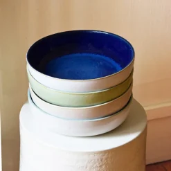 Plats Et Saladiers|Céladon Paris Plat de service rond | Bleu odyssée