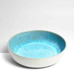 Plats Et Saladiers|Céladon Paris Plat de service rond | Bleu água