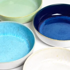 Plats Et Saladiers|Céladon Paris Plat de service rond | Bleu água