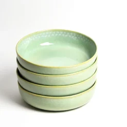 Plats Et Saladiers|Céladon Paris Plat de service rond | Vert audacieux