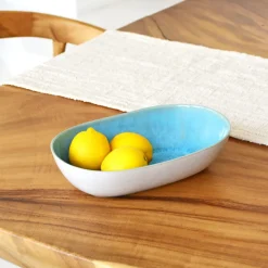 Plats Et Saladiers|Céladon Paris Plat de service XL | Bleu água