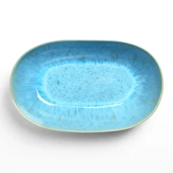 Plats Et Saladiers|Céladon Paris Plat de service XL | Bleu água