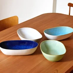 Plats Et Saladiers|Céladon Paris Plat de service XL | Bleu odyssée