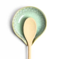 Reposes Cuillères|Céladon Paris Repose cuillère | Vert audacieux
